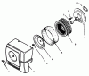 Toro 73401 (314-H) - 314-H Garden Tractor, 1996 (6900001-6999999) Ersatzteile AIR INTAKE