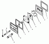Toro 73401 (314-H) - 314-H Garden Tractor, 1996 (6900001-6999999) Ersatzteile BREATHER AND VENT
