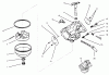 Toro 73402 (314-8) - 314-8 Garden Tractor, 1996 (6900001-6999999) Ersatzteile CARBURETOR