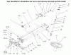 Toro 73402 (314-8) - 314-8 Garden Tractor, 1996 (6900001-6999999) Ersatzteile FRAME STEERING