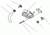 Toro 73402 (314-8) - 314-8 Garden Tractor, 1996 (6900001-6999999) Ersatzteile FUEL PUMP