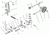 Toro 73402 (314-8) - 314-8 Garden Tractor, 1996 (6900001-6999999) Ersatzteile GOVERNOR LINKAGE