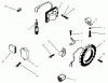 Toro 73402 (314-8) - 314-8 Garden Tractor, 1996 (6900001-6999999) Ersatzteile IGNITION SYSTEM