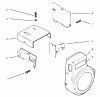 Toro 73403 (314-H) - 314-H Garden Tractor, 1996 (6900001-6999999) Ersatzteile BAFFLES AND SHROUDS KOHLER MODEL MS14S-TS601559