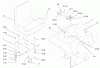 Toro 73403 (314-H) - 314-H Garden Tractor, 1996 (6900001-6999999) Ersatzteile FENDER, SEAT