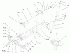 Toro 73403 (314-H) - 314-H Garden Tractor, 1996 (6900001-6999999) Ersatzteile FRAME STEERING