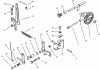 Toro 73403 (314-H) - 314-H Garden Tractor, 1996 (6900001-6999999) Ersatzteile GOVERNOR LINKAGE KOHLER MODEL MS14S-TS601559