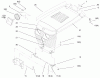 Toro 73403 (314-H) - 314-H Garden Tractor, 1996 (6900001-6999999) Ersatzteile HOOD AND GRILLE