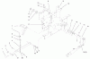 Toro 73403 (314-H) - 314-H Garden Tractor, 1996 (6900001-6999999) Ersatzteile HYDRAULIC LIFT SYSTEM #2