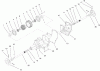 Toro 73403 (314-H) - 314-H Garden Tractor, 1996 (6900001-6999999) Ersatzteile HYDROSTATIC TRANSMISSION #1