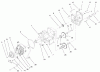 Toro 73403 (314-H) - 314-H Garden Tractor, 1996 (6900001-6999999) Ersatzteile HYDROSTATIC TRANSMISSION #2