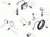 Toro 73403 (314-H) - 314-H Garden Tractor, 1996 (6900001-6999999) Ersatzteile IGNITION SYSTEM KOHLER MODEL MS14S-TS601559