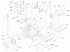 Toro 73403 (314-H) - 314-H Garden Tractor, 1996 (6900001-6999999) Ersatzteile TRANSMISSION