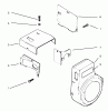 Toro 73403 (314-H) - 314-H Garden Tractor, 1997 (7900001-7999999) Ersatzteile BAFFLES AND SHROUDS