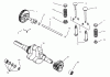 Toro 73403 (314-H) - 314-H Garden Tractor, 1997 (7900001-7999999) Ersatzteile CAMSHAFT, CRANKSHAFT AND VALVES