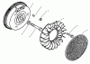 Toro 73403 (314-H) - 314-H Garden Tractor, 1997 (7900001-7999999) Ersatzteile FLYWHEEL