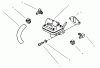 Toro 73403 (314-H) - 314-H Garden Tractor, 1997 (7900001-7999999) Ersatzteile FUEL PUMP