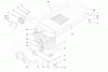Toro 73403 (314-H) - 314-H Garden Tractor, 1997 (7900001-7999999) Ersatzteile HOOD ASSEMBLY
