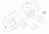 Toro 73403 (314-H) - 314-H Garden Tractor, 1997 (7900001-7999999) Ersatzteile HYDRO DRIVE, & PARKING BRAKE