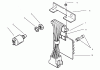 Toro 73403 (314-H) - 314-H Garden Tractor, 1997 (7900001-7999999) Ersatzteile PC BOARD & TEST SWITCH