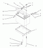 Toro 73421 (416-H) - 416-H Garden Tractor, 1995 (5900001-5901046) Ersatzteile BATTERY