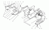 Toro 73421 (416-H) - 416-H Garden Tractor, 1995 (5900001-5901046) Ersatzteile BELT GUARD & FOOTRESTS