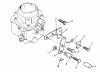Toro 73421 (416-H) - 416-H Garden Tractor, 1995 (5900001-5901046) Ersatzteile CHOKE LINKAGE