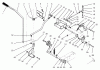 Toro 73421 (416-H) - 416-H Garden Tractor, 1995 (5900001-5901046) Ersatzteile CLUTCH BRAKE MOTION CONTROL LINKAGE