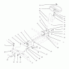 Toro 73421 (416-H) - 416-H Garden Tractor, 1995 (5900001-5901046) Ersatzteile FRONT AXLE AND STEERING