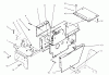 Toro 73421 (416-H) - 416-H Garden Tractor, 1995 (5900001-5901046) Ersatzteile HOOD STAND AND SUPPORTS