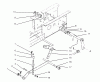 Toro 73421 (416-H) - 416-H Garden Tractor, 1995 (5900001-5901046) Ersatzteile HYDROSTATIC LIFT LINKAGE