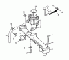 Toro 73421 (416-H) - 416-H Garden Tractor, 1995 (5900001-5901046) Ersatzteile INTAKE MANIFOLD