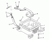 Toro 73421 (416-H) - 416-H Garden Tractor, 1995 (5900001-5901046) Ersatzteile OIL BASE AND FILL TUBE AND BRACKET