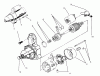 Toro 73421 (416-H) - 416-H Garden Tractor, 1995 (5900001-5901046) Ersatzteile STARTER