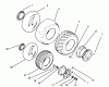 Toro 73421 (416-H) - 416-H Garden Tractor, 1995 (5900001-5901046) Ersatzteile WHEELS AND TIRES