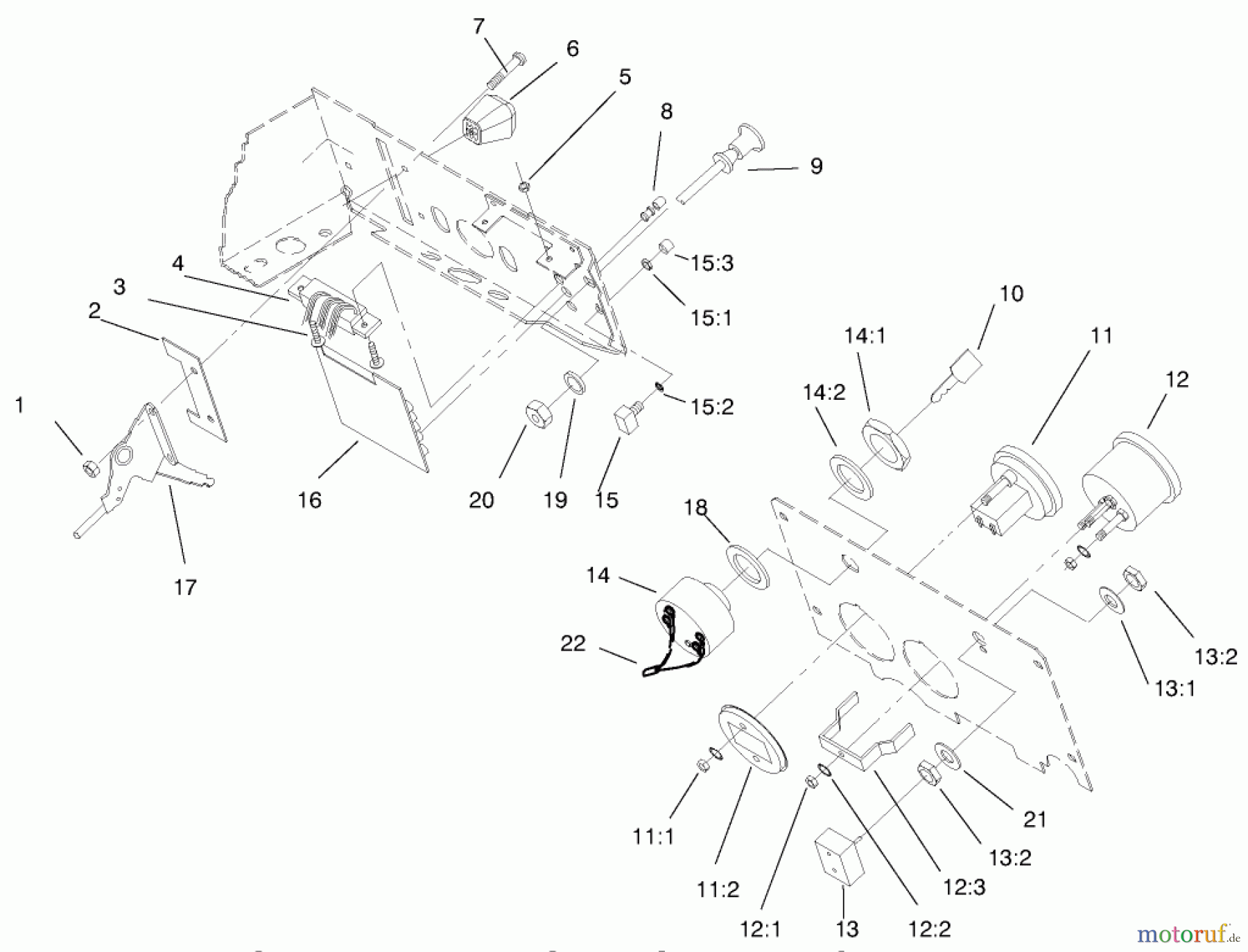 Toro Neu Mowers, Lawn & Garden Tractor Seite 1 73422 (416-8) - Toro 416-8 Garden Tractor, 1997 (7900001-7999999) GAGES, WARNING LIGHTS & CONTROLS