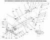 Toro 73423 (416-H) - 416-H Garden Tractor, 1996 (6900001-6999999) Ersatzteile FRAME STEERING