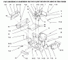 Toro 73423 (416-H) - 416-H Garden Tractor, 1996 (6900001-6999999) Ersatzteile HOODSTAND, CONSOLE