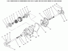 Toro 73423 (416-H) - 416-H Garden Tractor, 1996 (6900001-6999999) Ersatzteile HYDROSTATIC TRANSMISSION #1