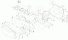 Toro 73423 (416-H) - 416-H Garden Tractor, 1997 (7900001-7999999) Ersatzteile FOOTREST & HOODSTAND SIDE COVERS