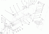 Toro 73423 (416-H) - 416-H Garden Tractor, 1997 (7900001-7999999) Ersatzteile FRAME AXLE AND STEERING SYSTEM