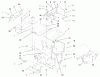 Toro 73423 (416-H) - 416-H Garden Tractor, 1997 (7900001-7999999) Ersatzteile HOODSTAND, CONSOLE