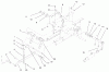 Toro 73423 (416-H) - 416-H Garden Tractor, 1997 (7900001-7999999) Ersatzteile HYDRAULIC LIFT SYSTEM #2