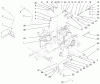 Toro 73423 (416-H) - 416-H Garden Tractor, 1997 (7900001-7999999) Ersatzteile HYDRO CONTROL, BRAKE SYSTEM