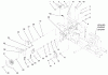 Toro 73423 (416-H) - 416-H Garden Tractor, 1997 (7900001-7999999) Ersatzteile HYDRO DRIVE & PARKING BRAKE