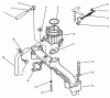 Toro 73423 (416-H) - 416-H Garden Tractor, 1997 (7900001-7999999) Ersatzteile INTAKE MANIFOLD & CARBURETOR