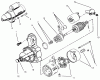Toro 73423 (416-H) - 416-H Garden Tractor, 1997 (7900001-7999999) Ersatzteile STARTER