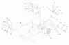 Toro 73428 (312-8) - 312-8 Garden Tractor, 1998 (8900001-8900499) Ersatzteile BRAKE SYSTEM