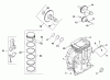 Toro 73428 (312-8) - 312-8 Garden Tractor, 1998 (8900001-8900499) Ersatzteile CRANKCASE