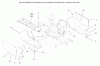 Toro 73428 (312-8) - 312-8 Garden Tractor, 1998 (8900001-8900499) Ersatzteile FOOTRESTS & HOODSTAND SIDE COVERS